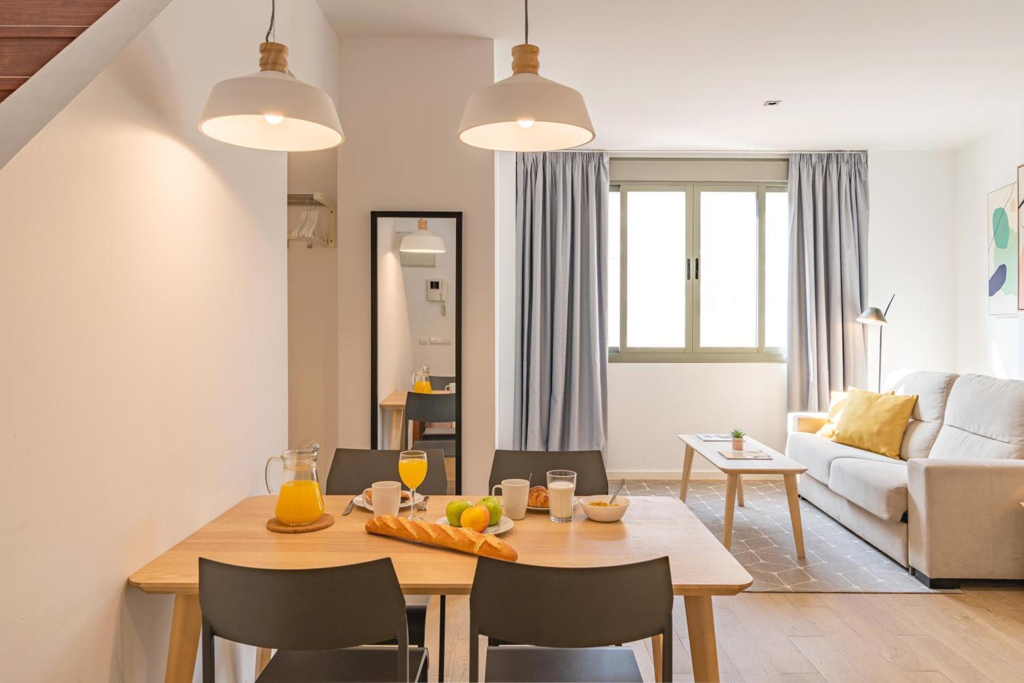 Apartamento Dúplex con terraza y vistas a la catedral