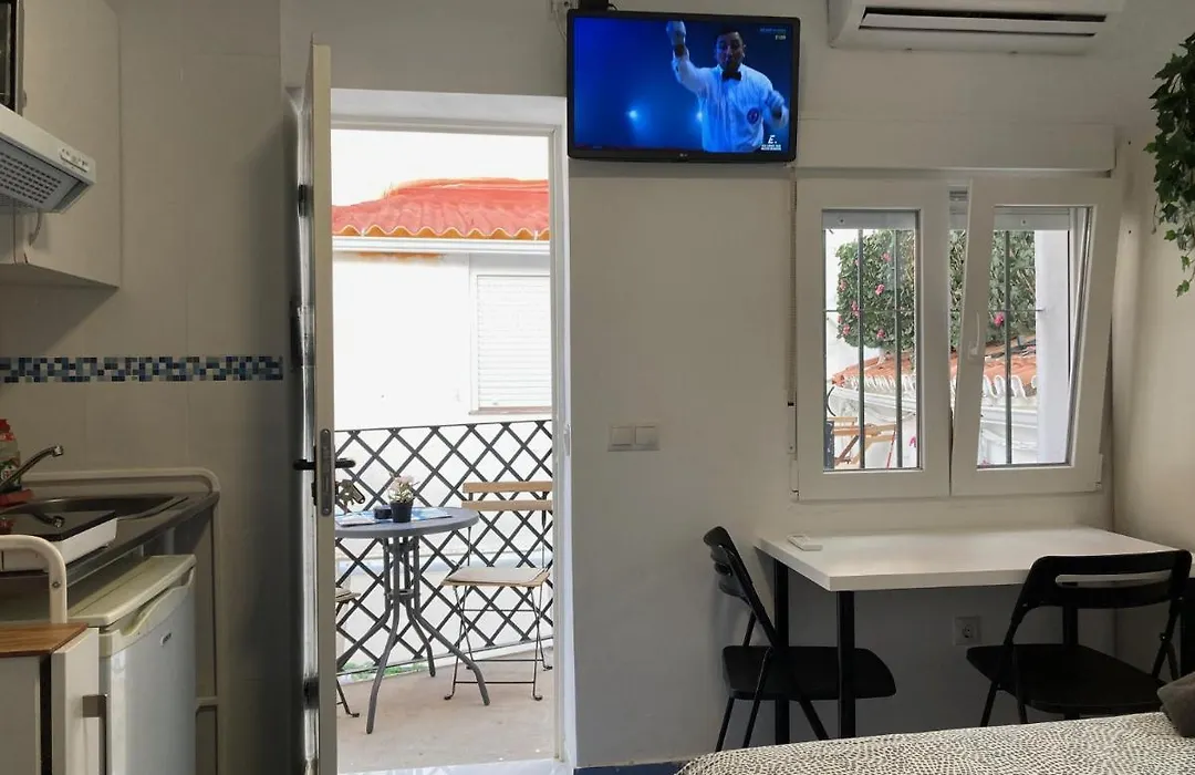 Malagueña Salerosa Apartamento - estudio con terraza En casa típica de 1 a 4 dormitorios-1
