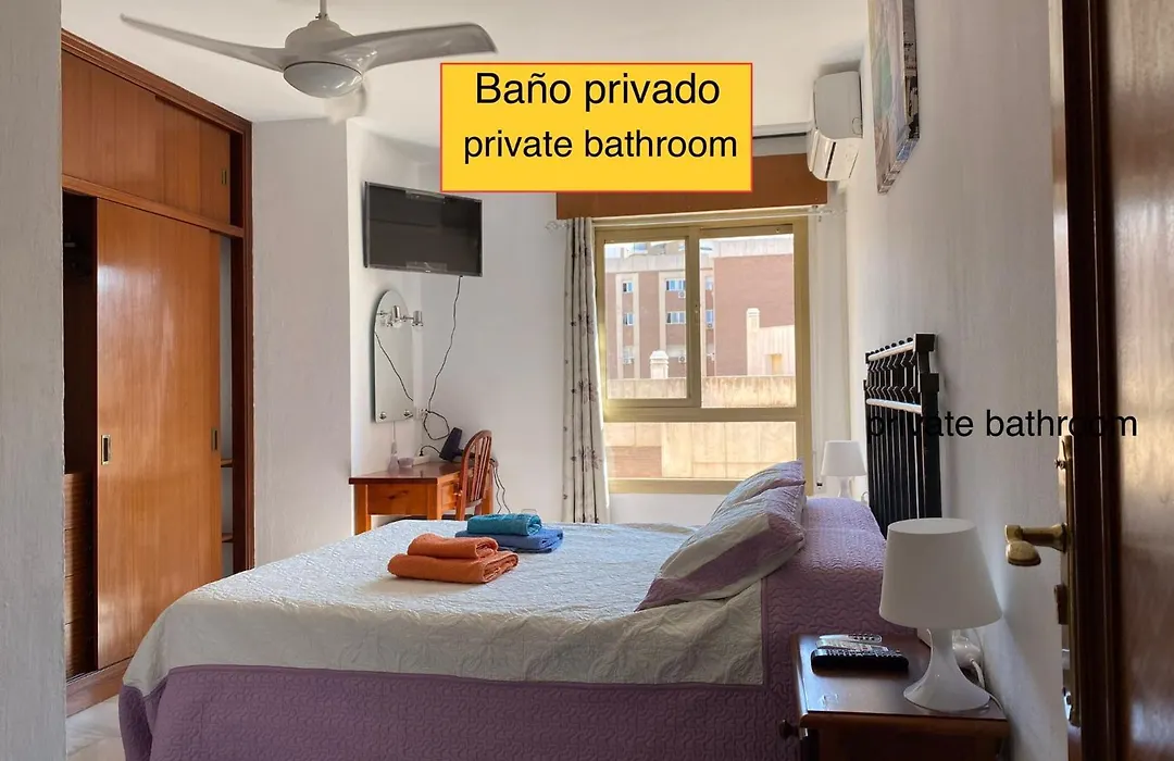 Málaga Centro habitaciones privada en apartamento compartidos-1