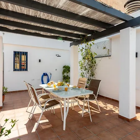 Ct 252 - Faro'S Malaga Citylights - Amazing Roof Terrace-2
