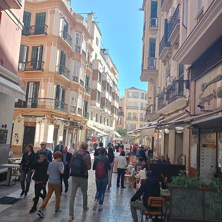 Small Stylish Room With Comfortable Queen-Size Bed In Very Large, Beautifully Decorated Shared Flat In The Historic Centre Of Malaga-2