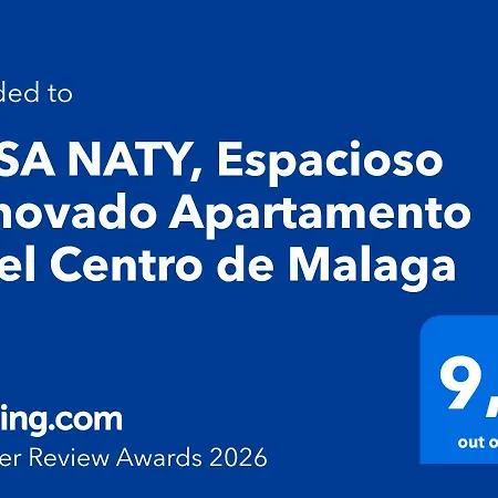 CASA NATY, Espacioso Renovado Apartamento en el Centro de Malaga-3