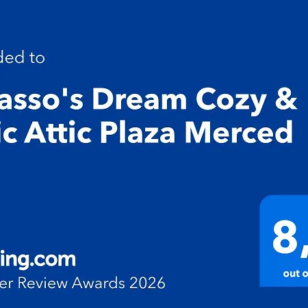 Picasso'S Dream Cozy & Chic Attic Plaza Merced-2