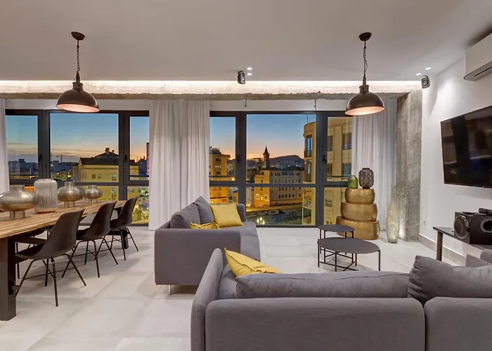 Apartment Tribuna Center By Seric,15' Walking To The Beach Málaga