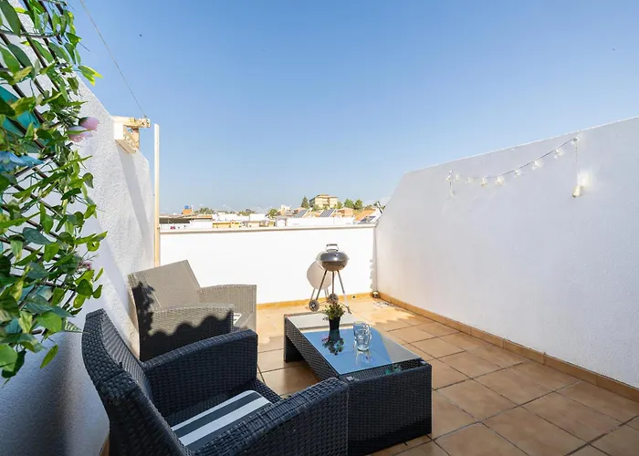 Apartamento H2M Duplex Sancti Espiritu Sunny Terrace Málaga
