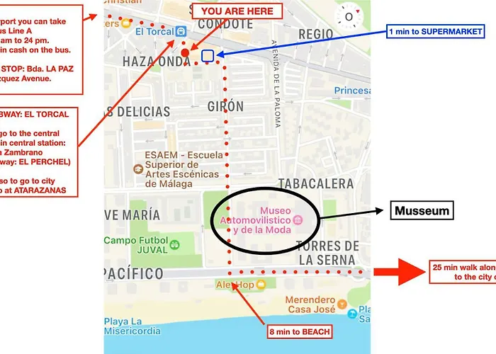 Completo y bello apartamento en Málaga