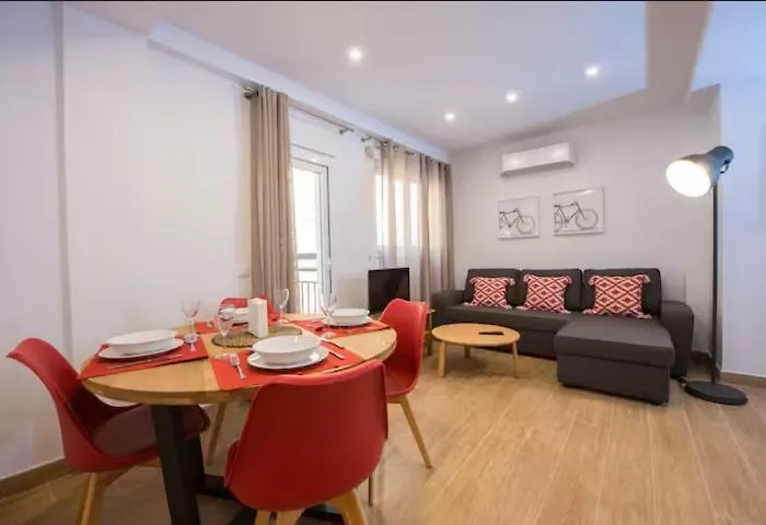Apartamento con terraza en el Soho Málaga