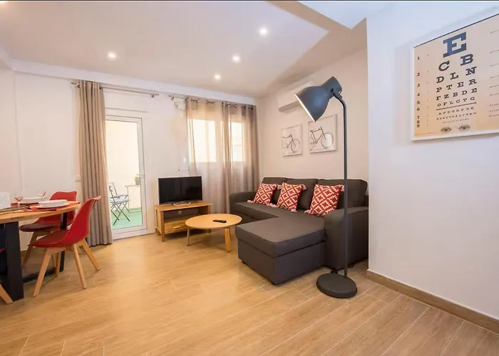 Apartamento con terraza en el Soho Málaga