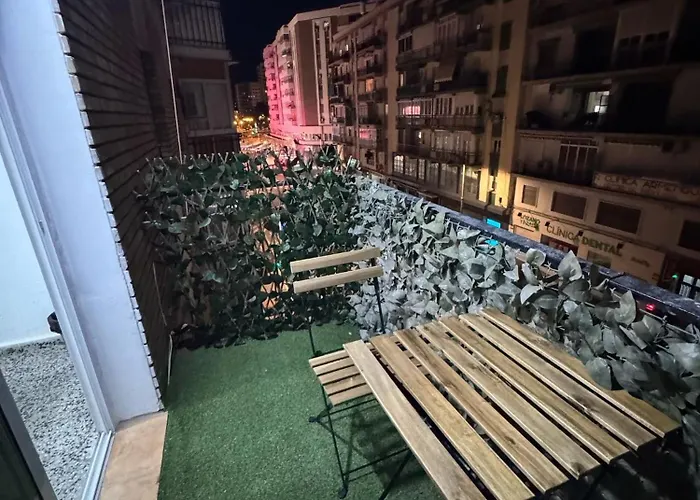 Apartamento de habitaciones privadas en el centro de Málaga
