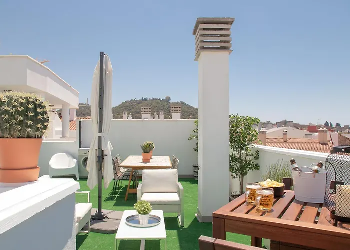 C56 - Studio With Amazing Terrace In The Centre Málaga