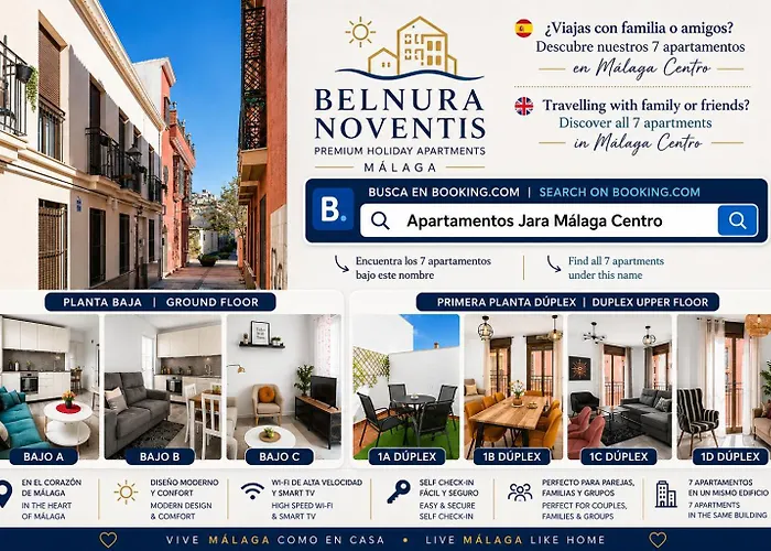Apartamentos Jara Bajo A Málaga