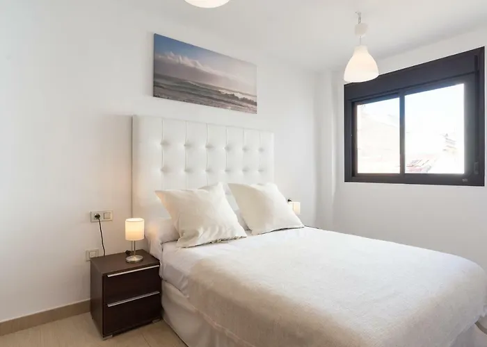 Ma2B-Bright Apt With Rooftops With Palms Near Old Town Málaga